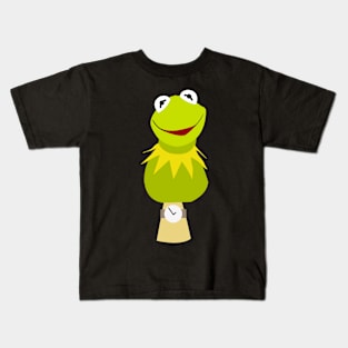 Kermit with hand inside Kids T-Shirt